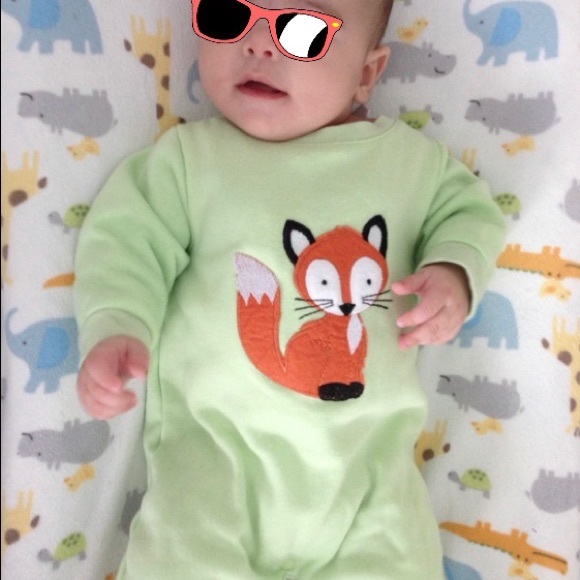 Winter bodysuit, size 6mo., in mint green - Picture 6 of 6